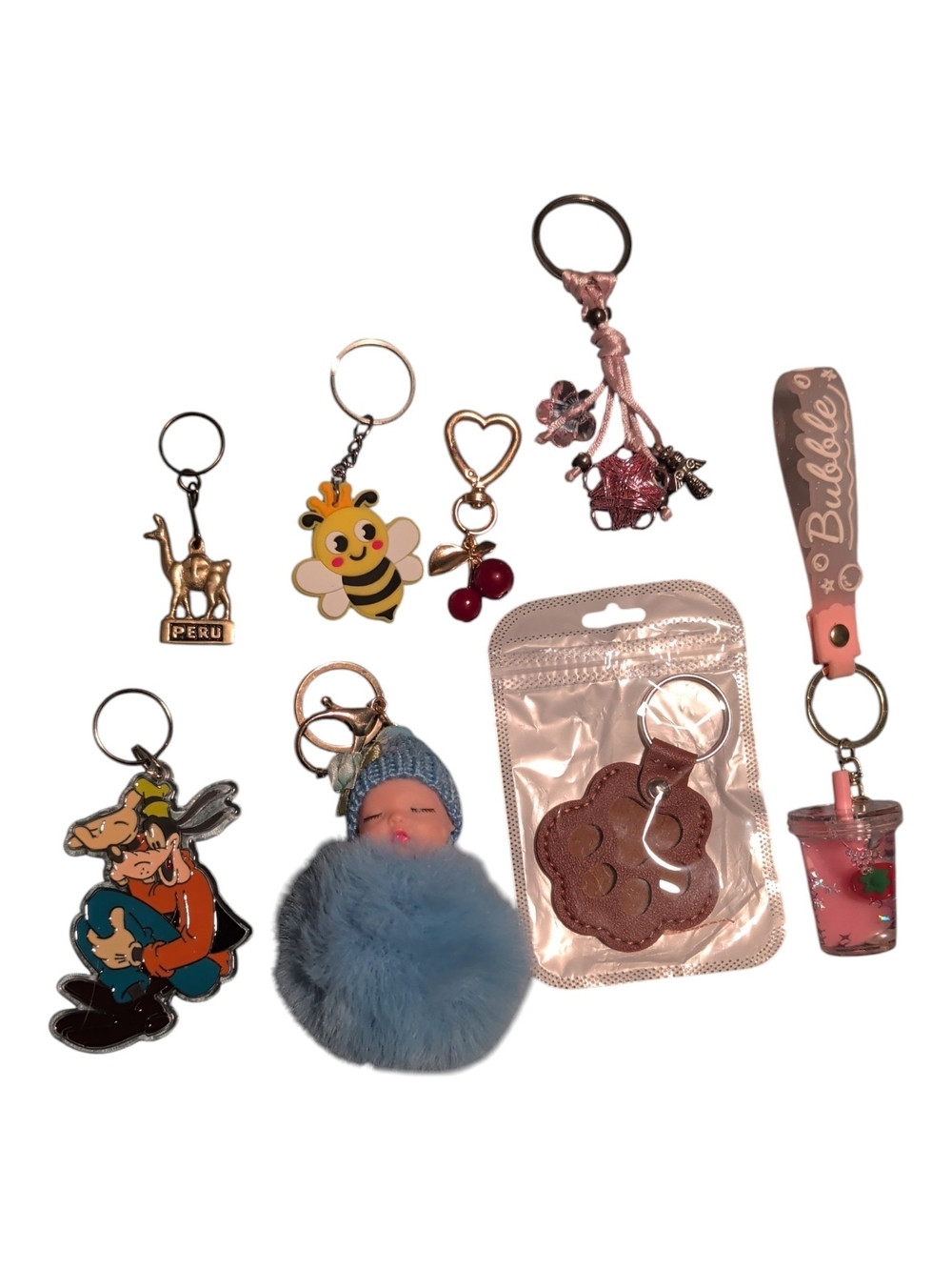 Keychain & Purse charm BUNDLE 8CT